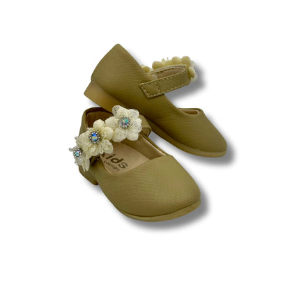 (WS-1170) Ballerina Partywear GOLDEN Shoes