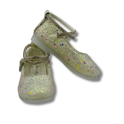 (WS-1060) Ballerina Partywear SILVER Shoes