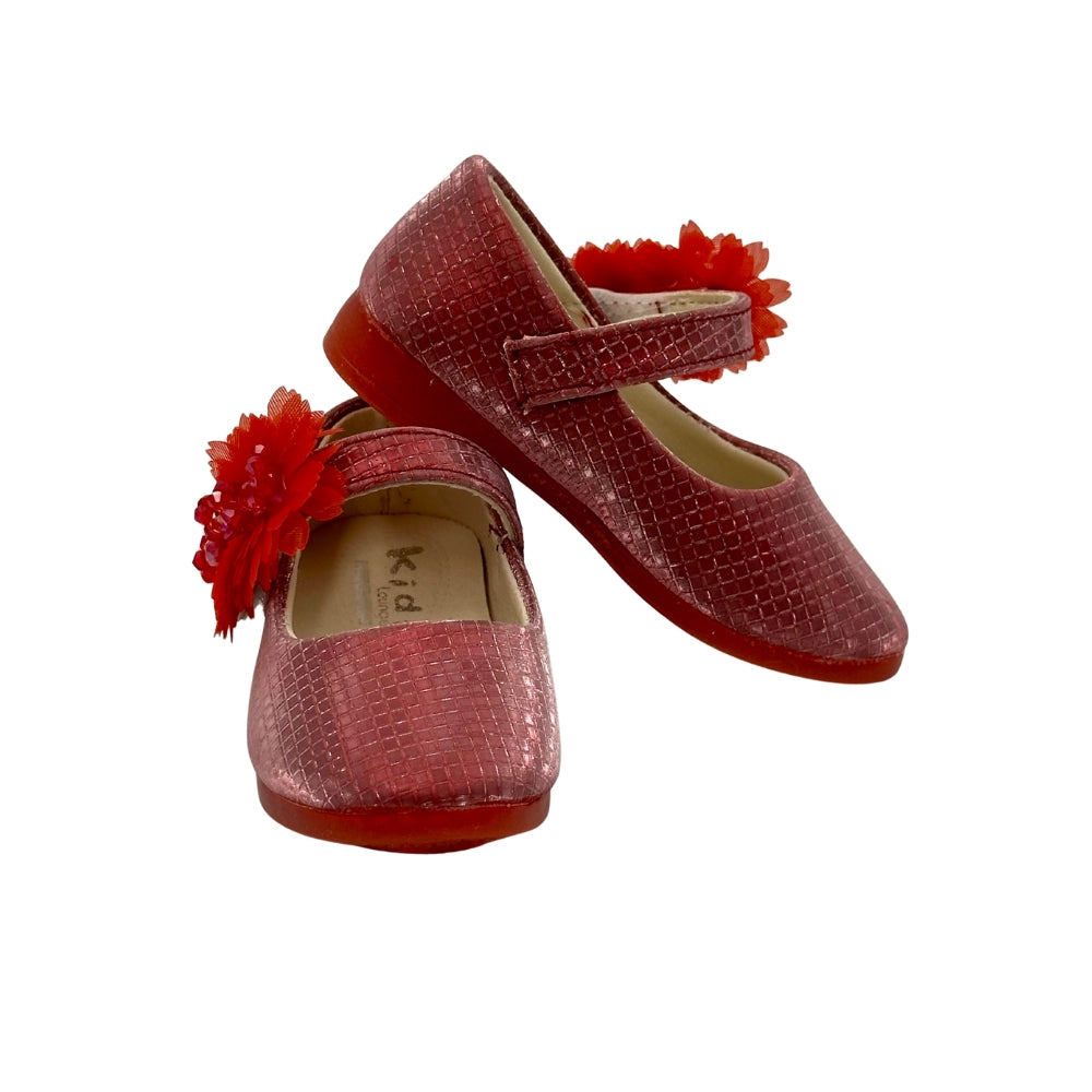 (WS-1271) Ballerina Partywear ROSE RED Shoes