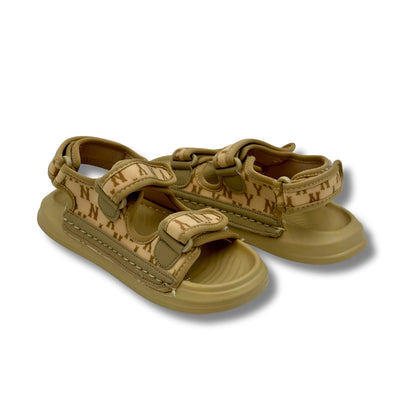 (WS-973-2) Sandals BROWN