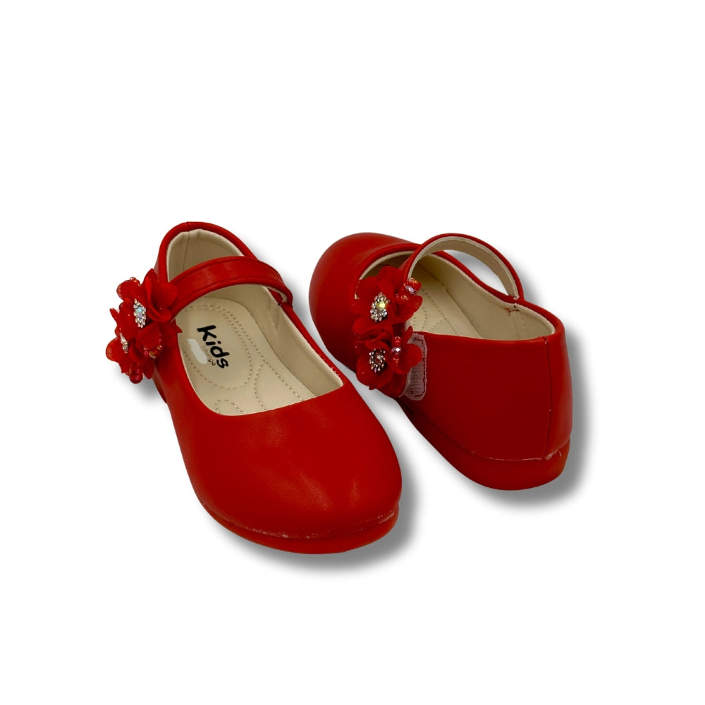 (WS-963) Ballerina Partywear RED Shoes