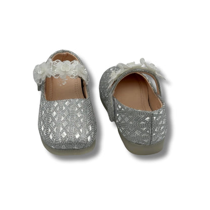 (WS-451) Ballerina Partywear SILVER Shoes