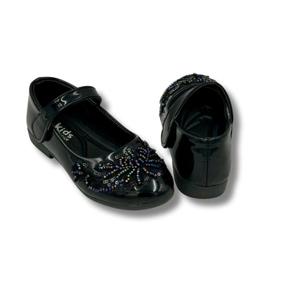 (WS-400) Ballerina Partywear BLACK Shoes