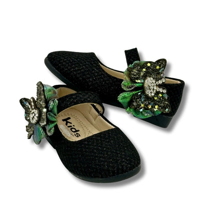 (WS-949) Ballerina Partywear BLACK Shoes