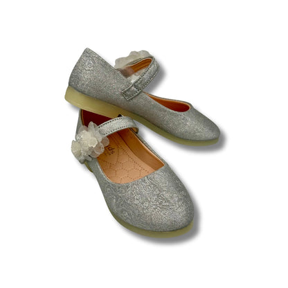 Ballerina Partywear SILVER Shoes (WS-338)