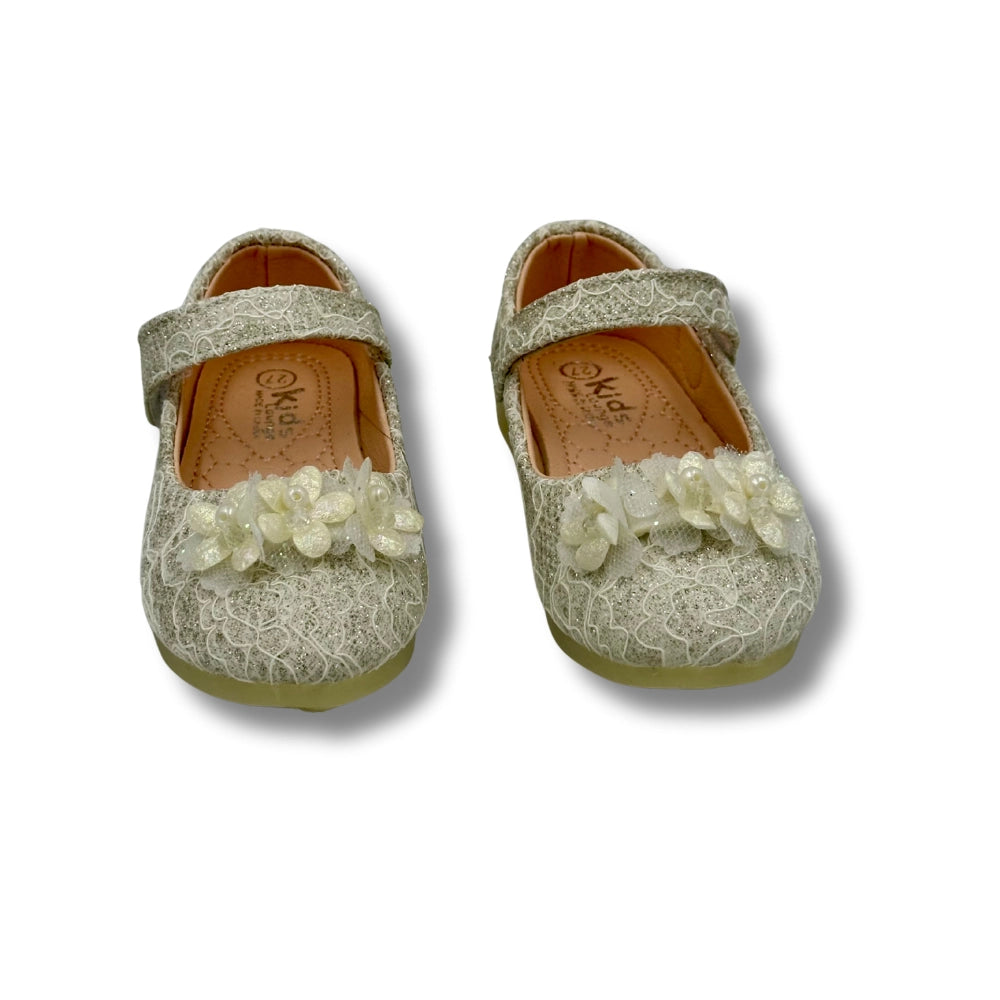 (WS-447) Ballerina Partywear WHITE Shoes