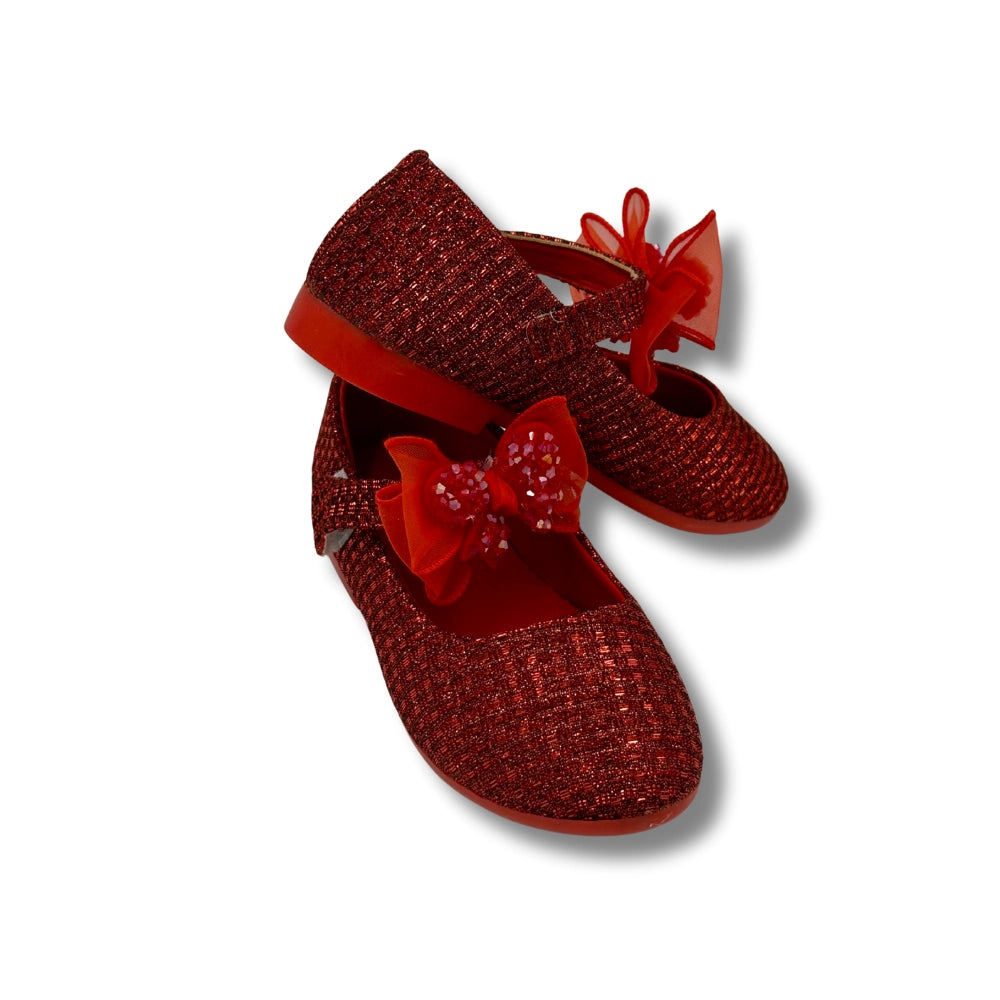 (WS-1305) Ballerina Partywear RED Shoes