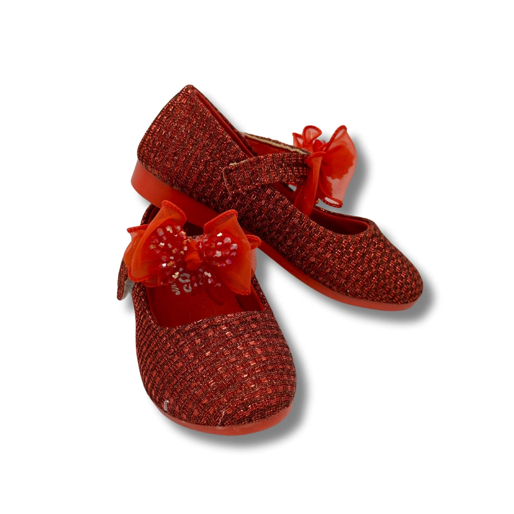 (WS-1317) Ballerina Partywear RED Shoes