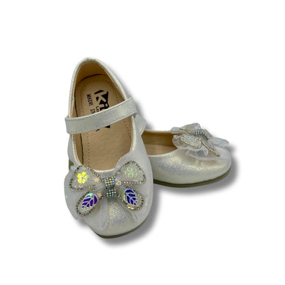 (WS-453) Ballerina Partywear WHITE Shoes