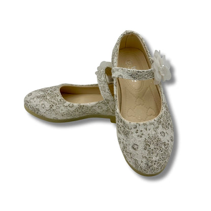 Ballerina Partywear WHITE Shoes (WS-336)