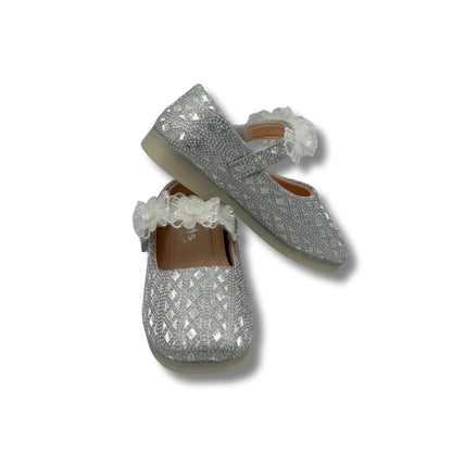 (WS-451) Ballerina Partywear SILVER Shoes
