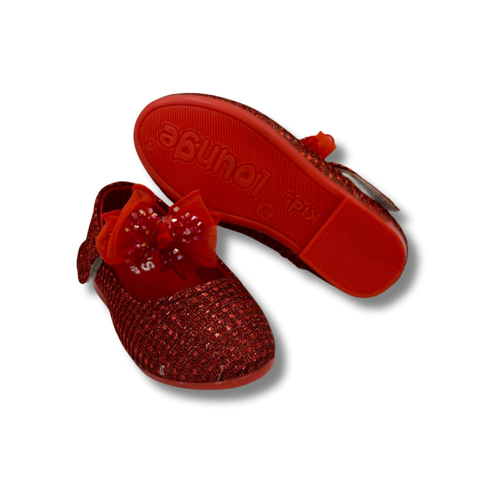 (WS-1317) Ballerina Partywear RED Shoes