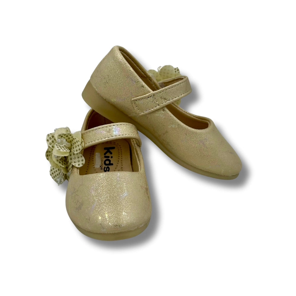 (WS-938-2) Ballerina Partywear GOLDEN  Shoes