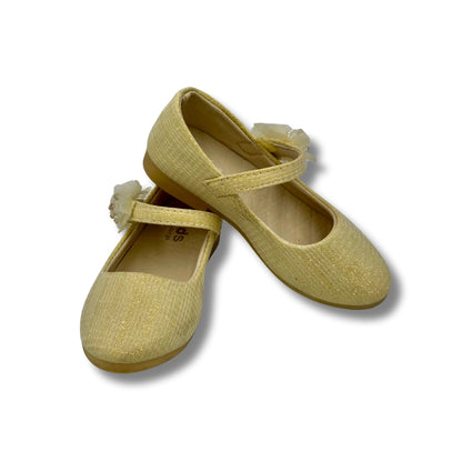 (WS-1190) Ballerina Partywear GOLDEN Shoes