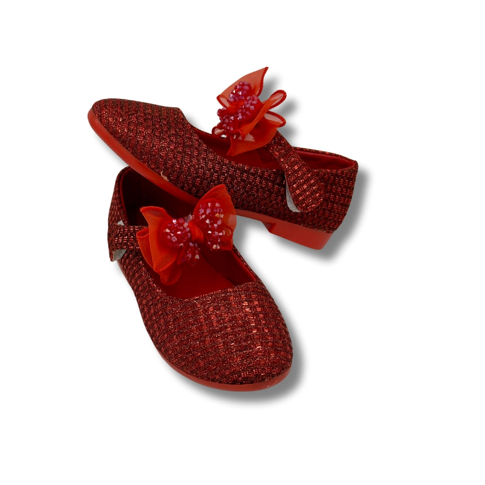 (WS-1305) Ballerina Partywear RED Shoes