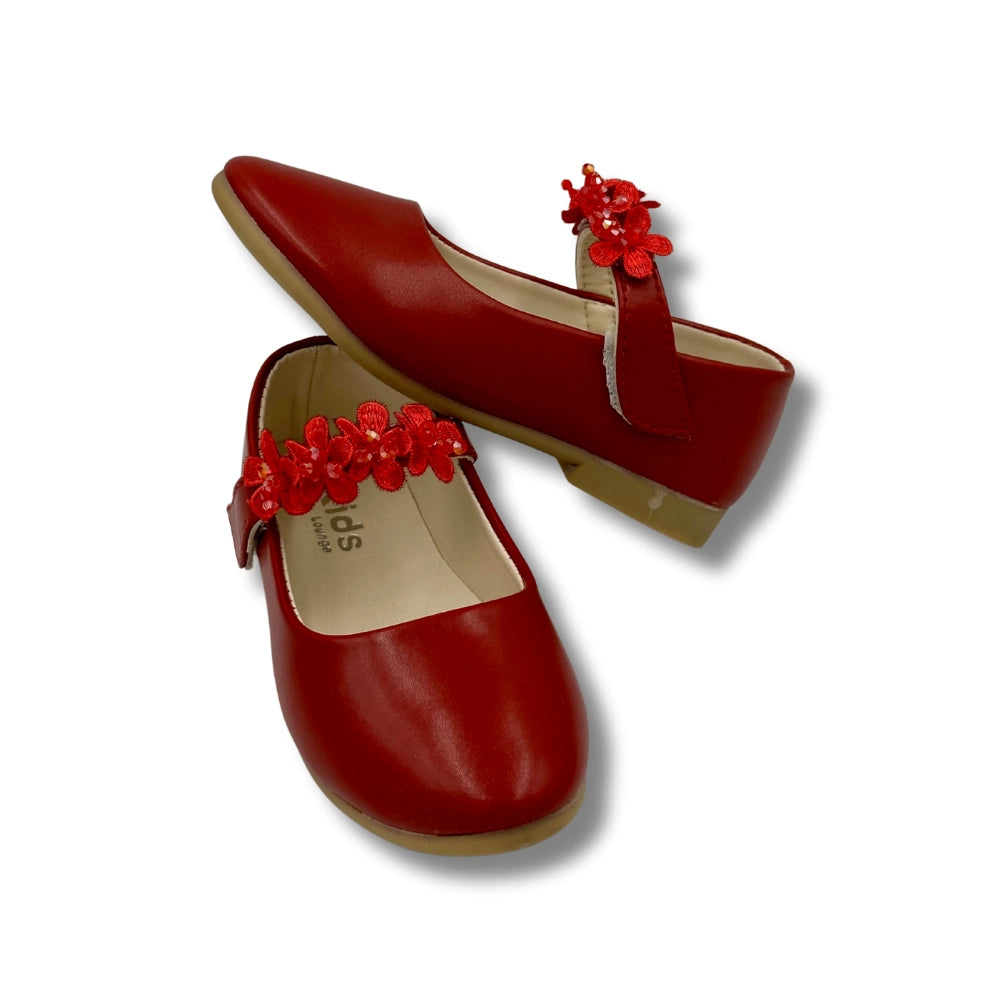 (WS-840) Ballerina Partywear RED Shoes