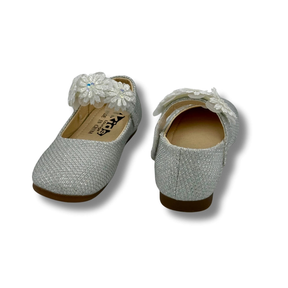 (WS-452) Ballerina Partywear SILVER Shoes