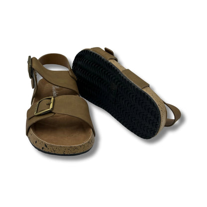 (WS-1287-2) BROWN Sandals with Brown Straps