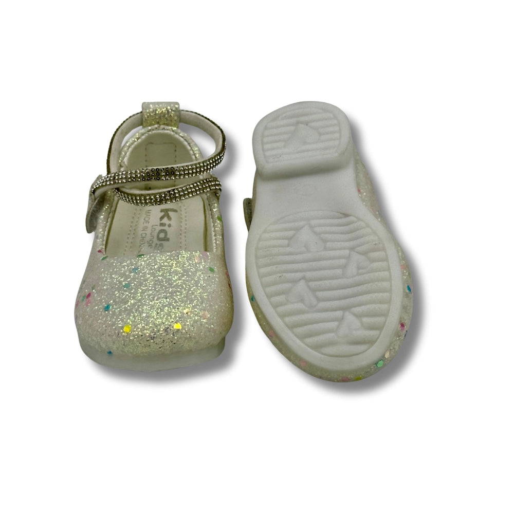 (WS-1060) Ballerina Partywear SILVER Shoes