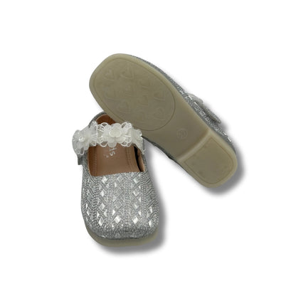 (WS-451) Ballerina Partywear SILVER Shoes