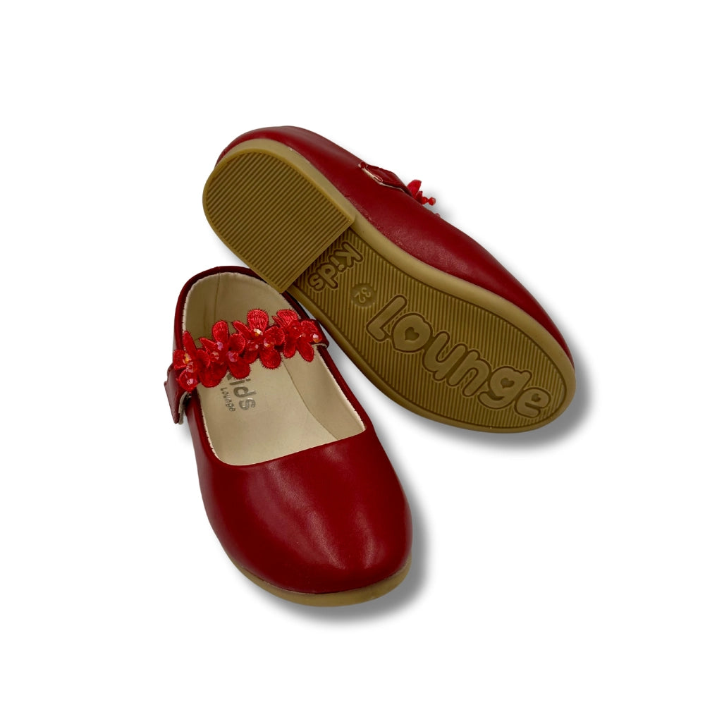 (WS-840) Ballerina Partywear RED Shoes