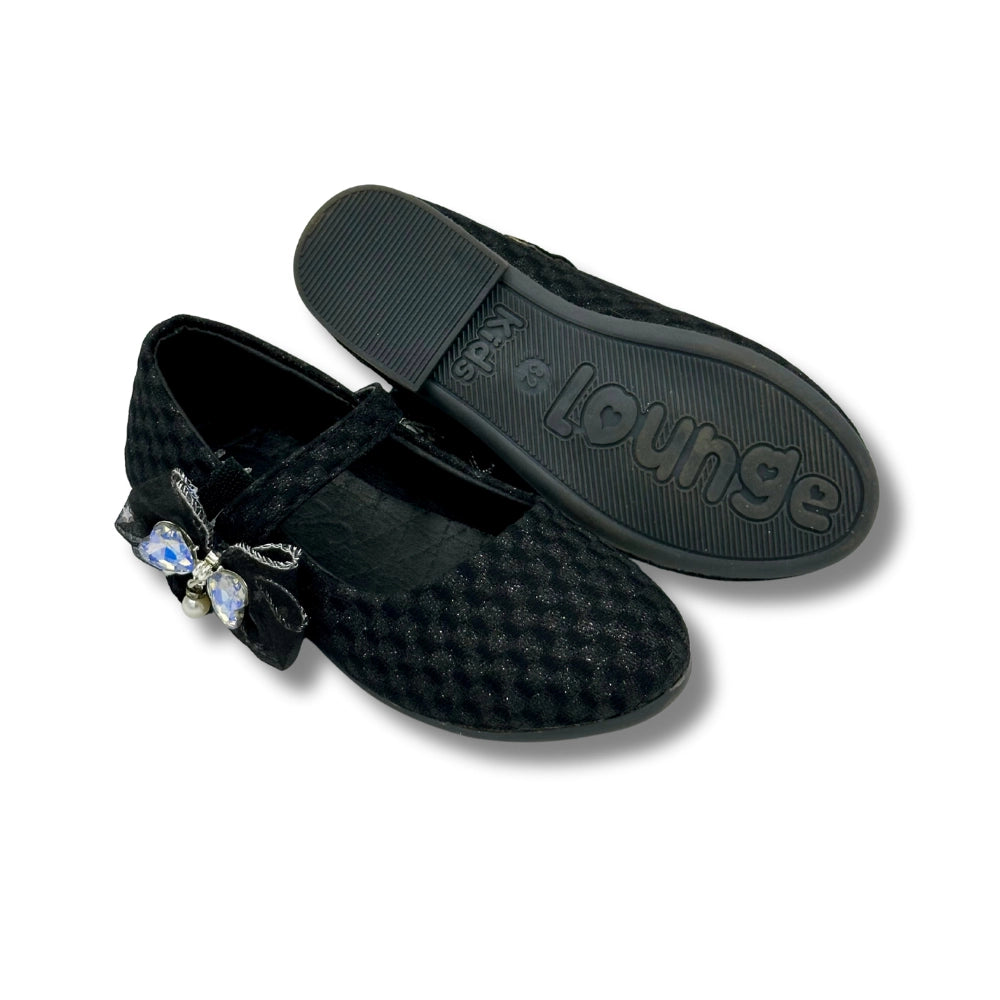 (WS-1191) Ballerina Partywear BLACK Shoes