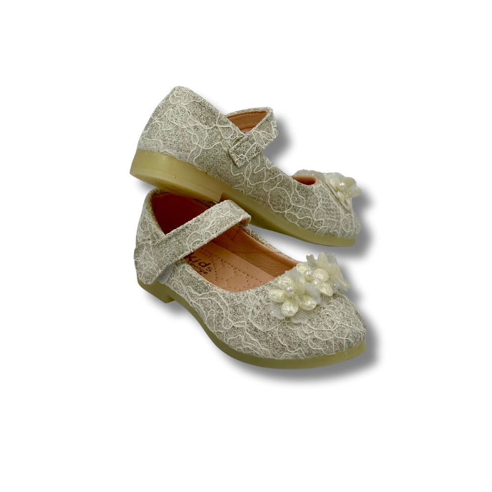 (WS-447) Ballerina Partywear WHITE Shoes