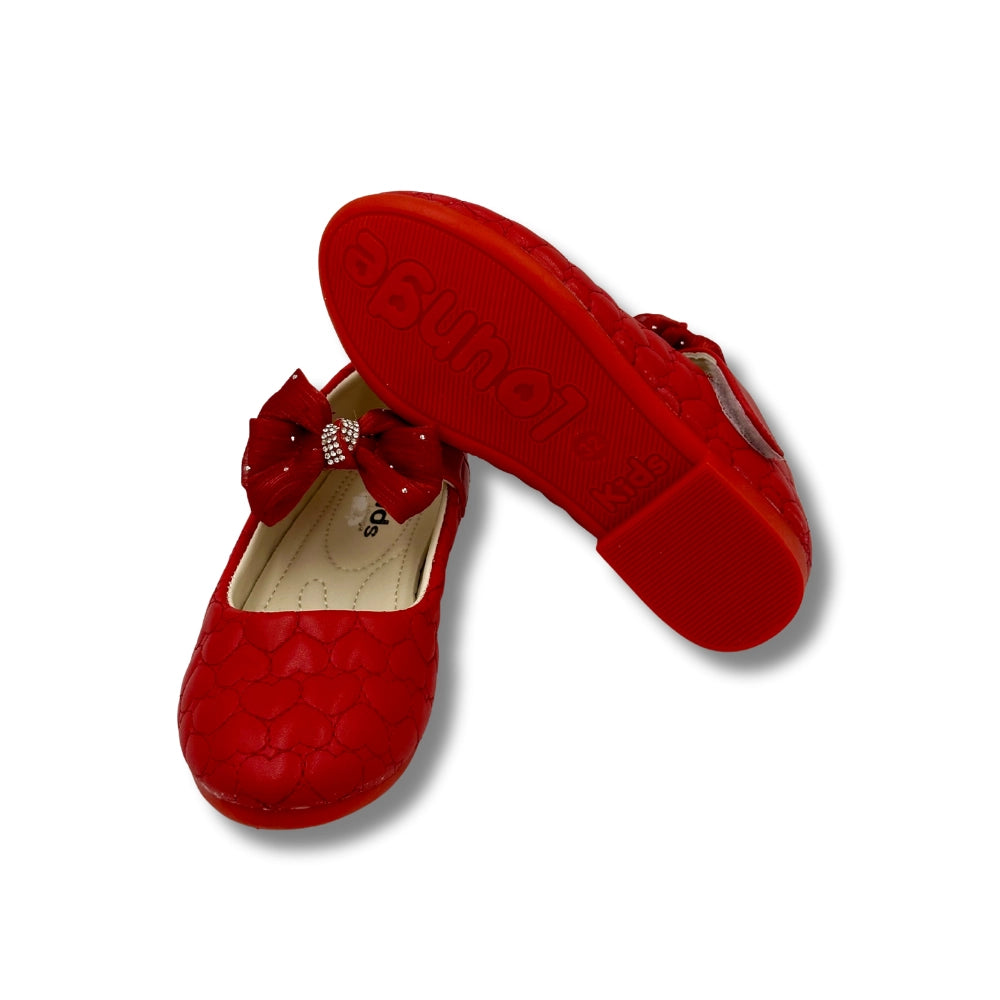 (WS-964-2) Ballerina Partywear RED Shoes