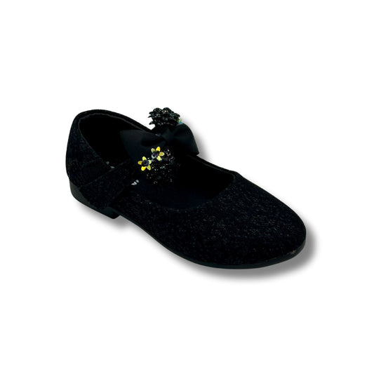 Ballerina Partywear BLACK Shoes (WS-339-2)