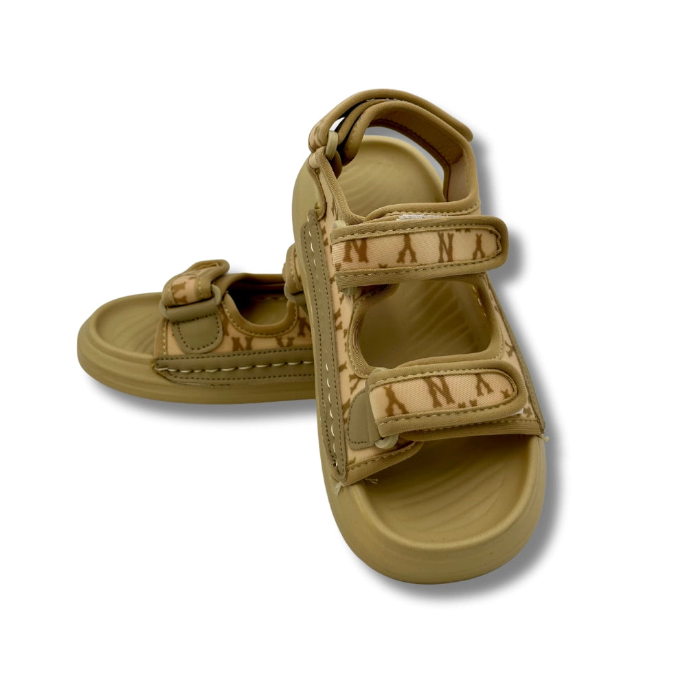 (WS-973-2) Sandals BROWN