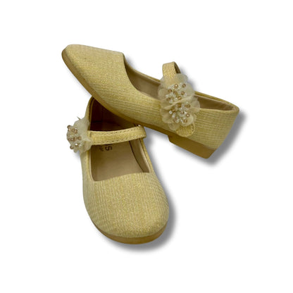(WS-1190) Ballerina Partywear GOLDEN Shoes