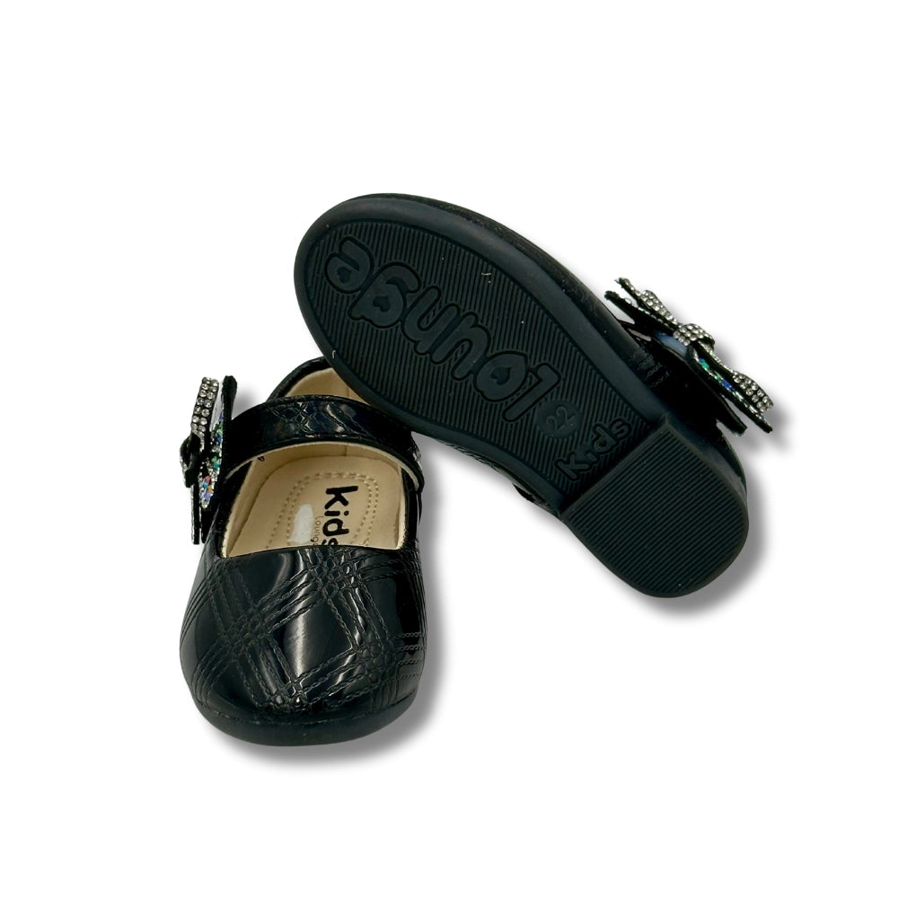(WS-939) Ballerina Partywear BLACK Shoes