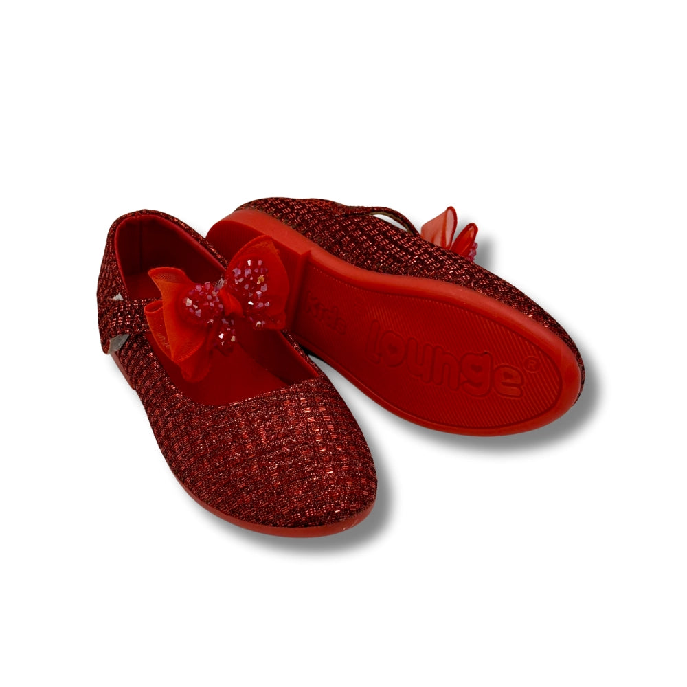 (WS-1305) Ballerina Partywear RED Shoes