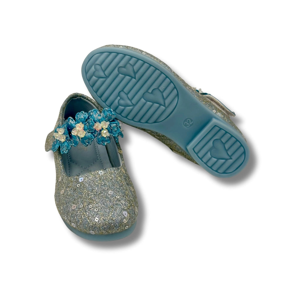 (WS-1075) Ballerina Partywear BLUE Shoes