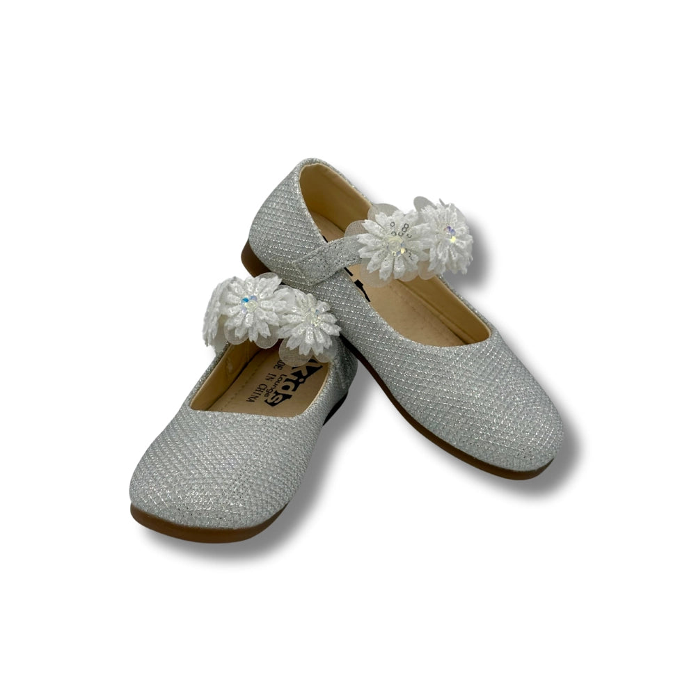 (WS-452) Ballerina Partywear SILVER Shoes