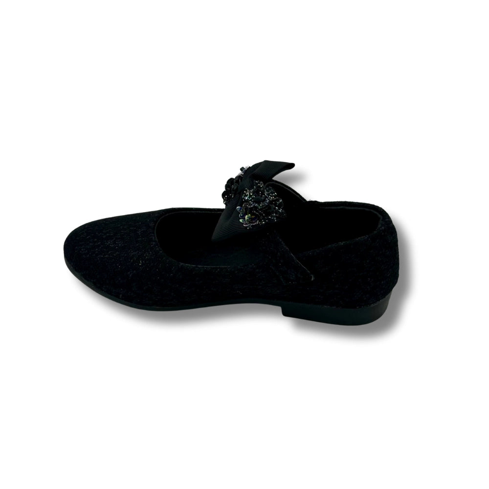 Ballerina Partywear BLACK Shoes (WS-339-2)