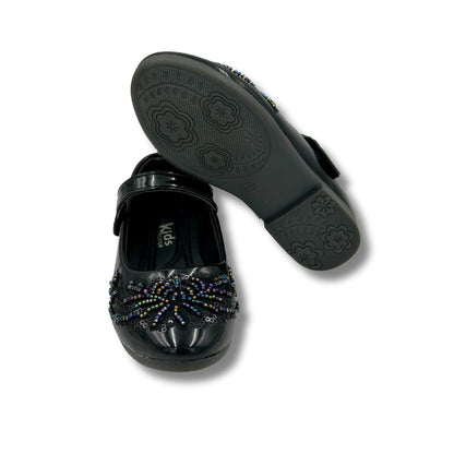 (WS-400) Ballerina Partywear BLACK Shoes