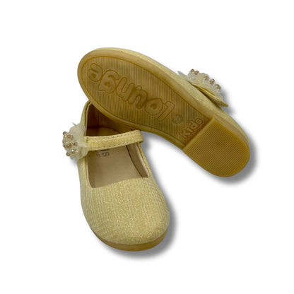 (WS-1190) Ballerina Partywear GOLDEN Shoes