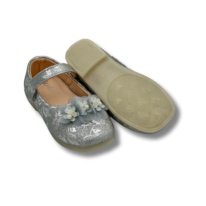 (WS-450) Ballerina Partywear SILVER Shoes