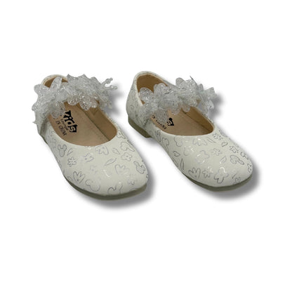 (WS-437-3) Ballerina Partywear WHITE Shoes