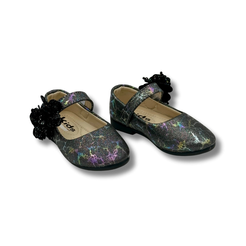 (WS-938-2) Ballerina Partywear BLACK Shoes