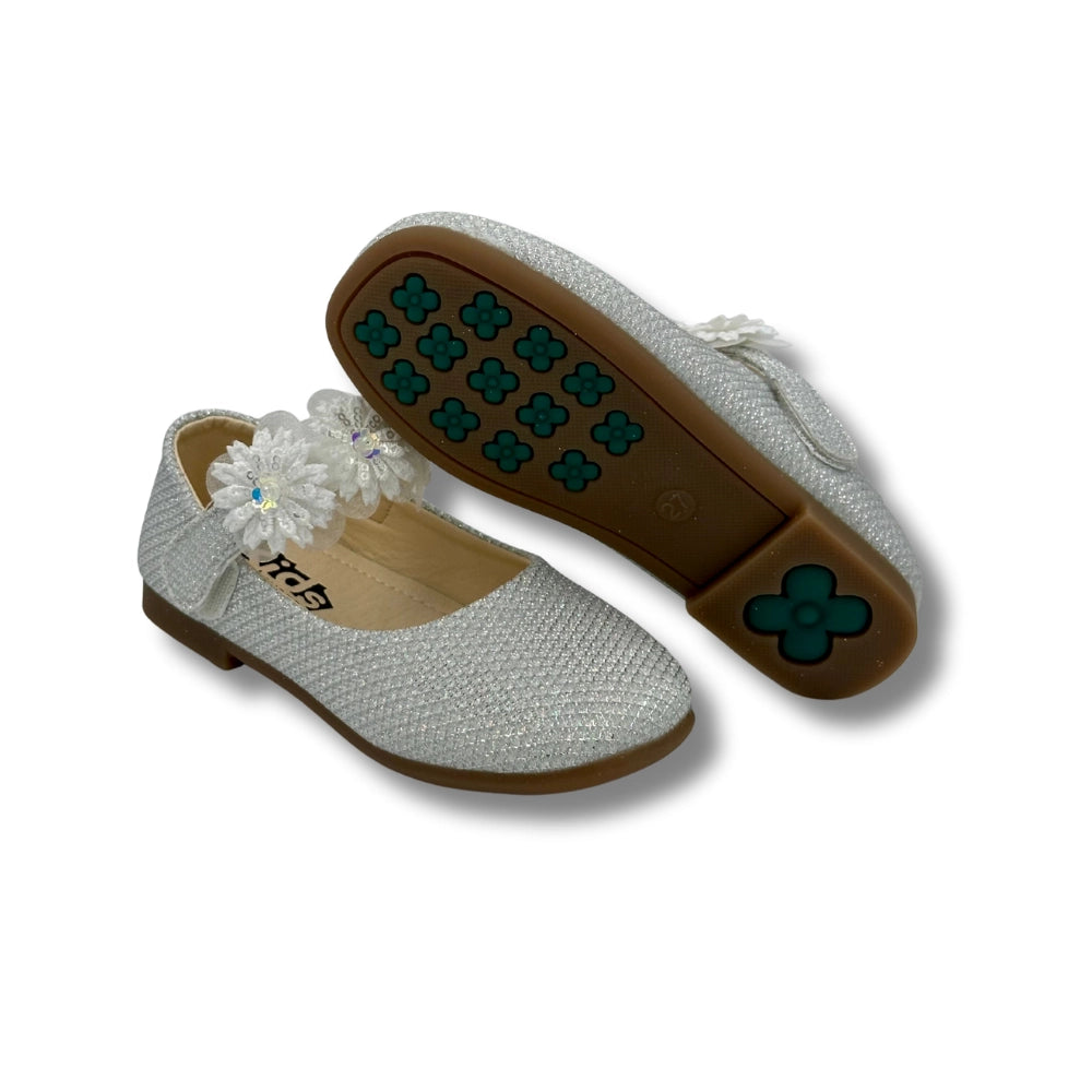 (WS-452) Ballerina Partywear SILVER Shoes