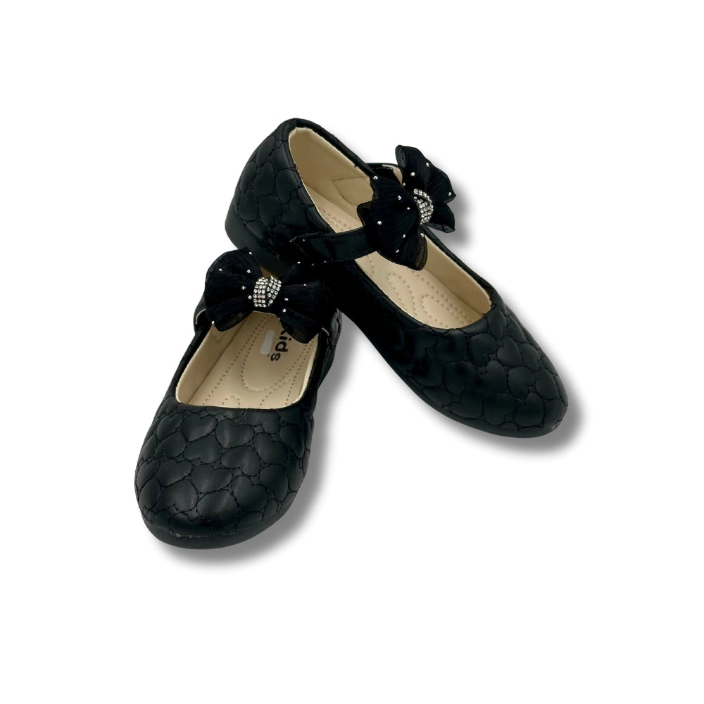 (WS-964-2) Ballerina Partywear BLACK Shoes