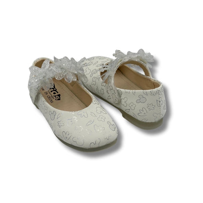 (WS-437-3) Ballerina Partywear WHITE Shoes