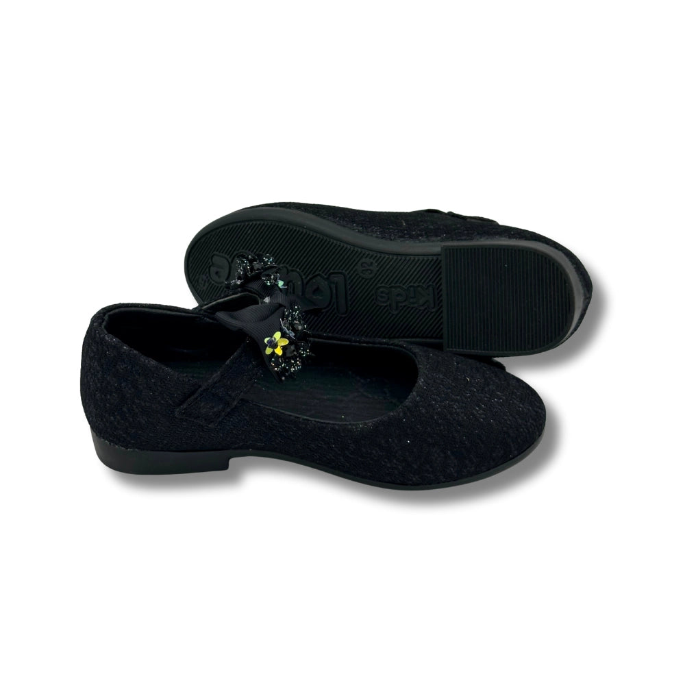 Ballerina Partywear BLACK Shoes (WS-339-2)